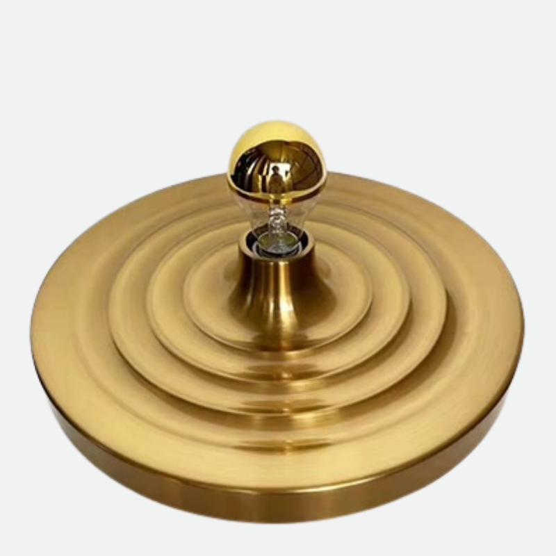 Metallic Wall Lamp Gold Black White Color Light