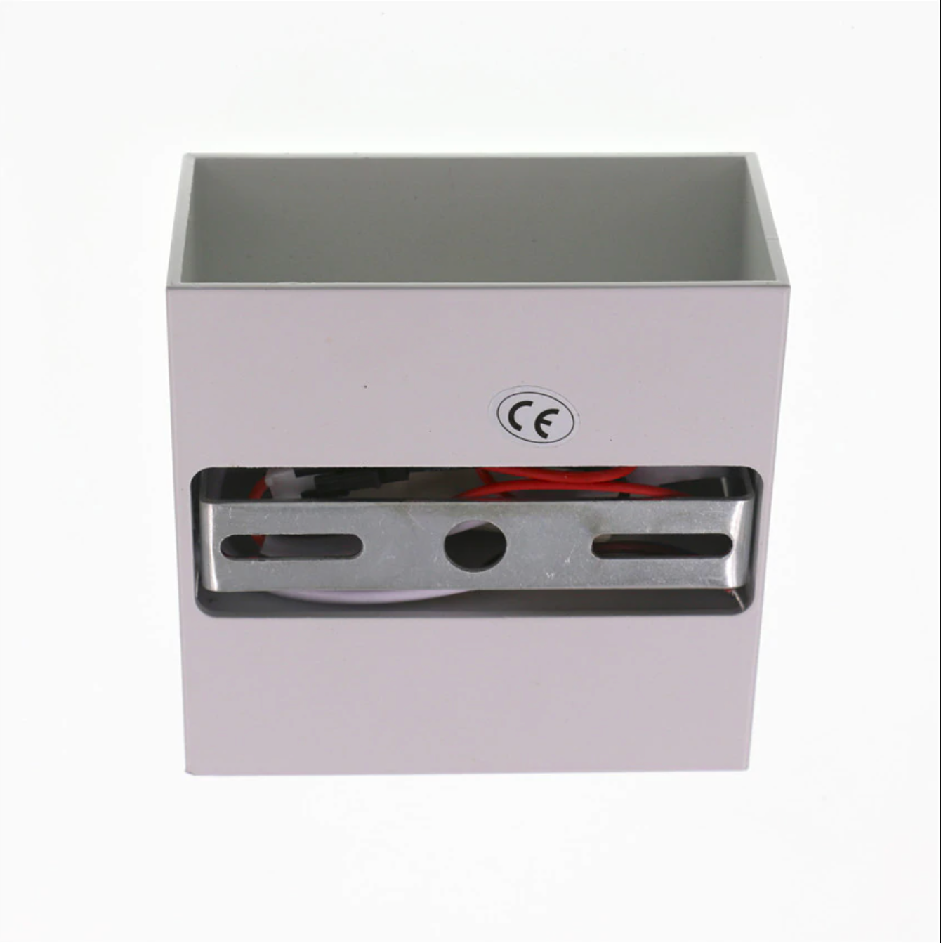 white Metal Cube Led Wall Light