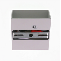 white Metal Cube Led Wall Light