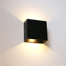 black Metal Cube Led Wall Light