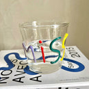 Miss Love Graphic Glass Drinking Cup