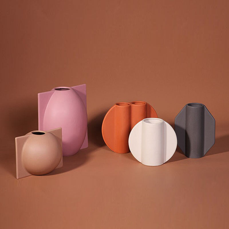 Mod Shapes Ceramic Accent Vase-Letifly Lights and Decor