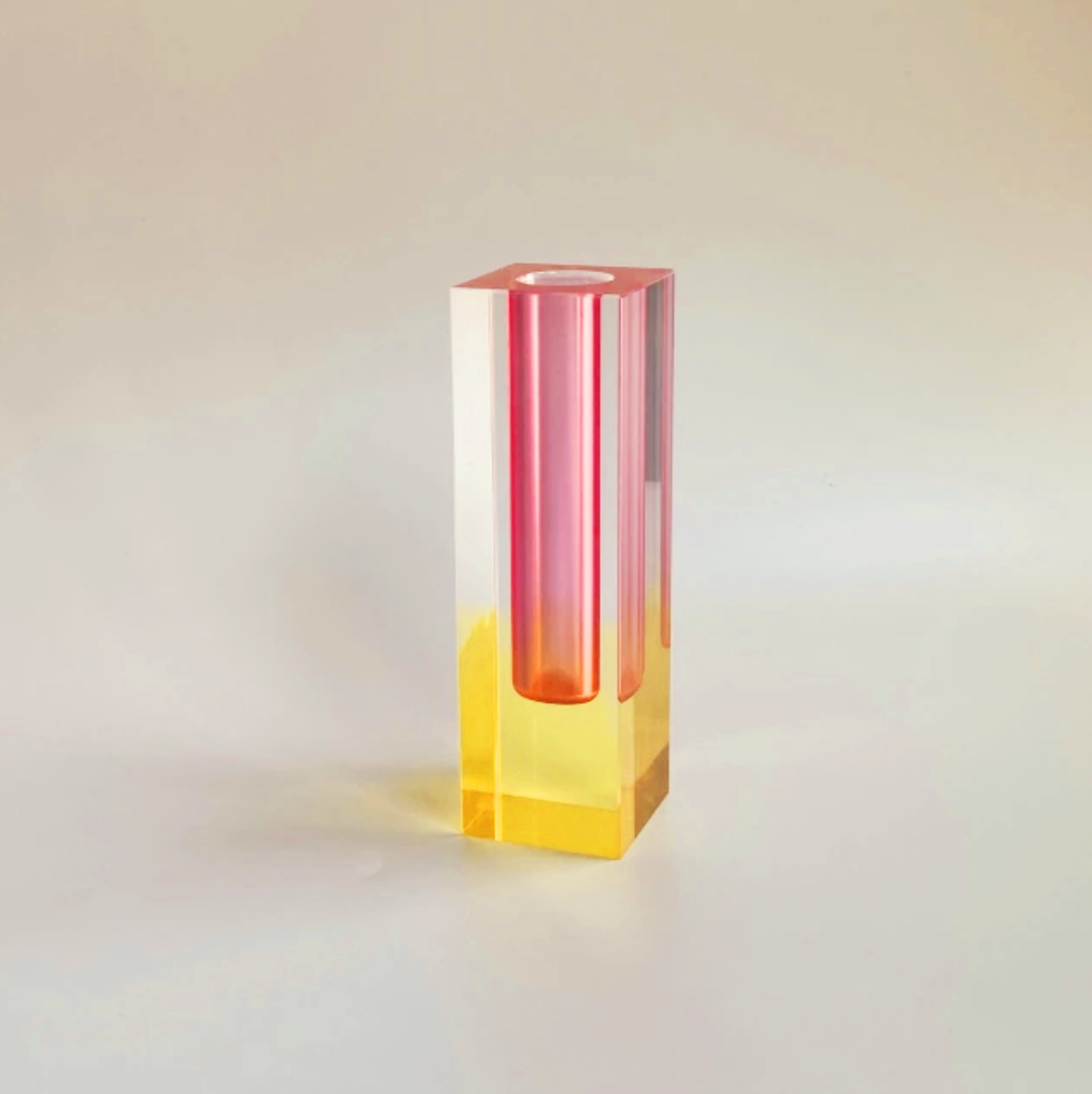 Modern Prism Acrylic Vase & Desktop Organizer-Letifly Lights and Decor