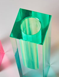 Modern Prism Acrylic Vase & Desktop Organizer-Letifly Lights and Decor