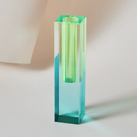 Modern Prism Acrylic Vase & Desktop Organizer-Letifly Lights and Decor