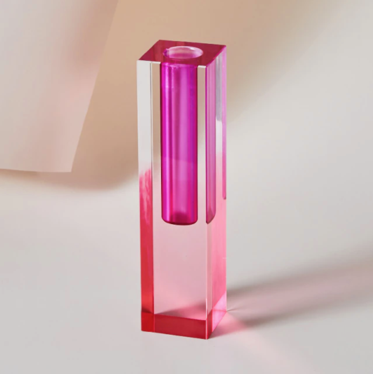 Modern Prism Acrylic Vase & Desktop Organizer-Letifly Lights and Decor