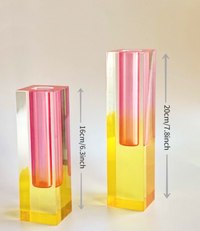 Modern Prism Acrylic Vase & Desktop Organizer-Letifly Lights and Decor