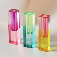 Modern Prism Acrylic Vase & Desktop Organizer-Letifly Lights and Decor