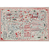 Modern Sketch Abstract Area Rug & Tapestry-Letifly Lights and Decor