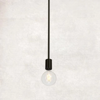 Metal Pendant Light with LED Bulbs for Living Room and Bed Room  retro modern sputnik lamp light bulbs Black
