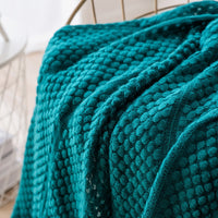 Modern Knit Throw Blanket