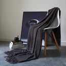 Modern Knit Throw Blanket