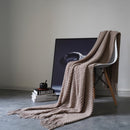 Modern Knit Throw Blanket