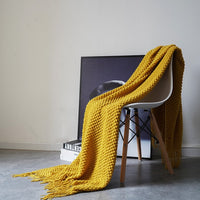 Modern Knit Throw Blanket