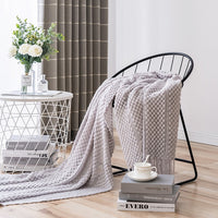 Modern Knit Throw Blanket