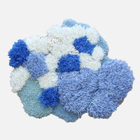 Moss Cloud Mixed Pile Wool Area Rug and Tapestry-Letifly Lights and Decor