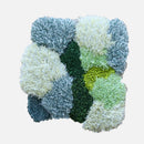 Moss Cloud Mixed Pile Wool Area Rug and Tapestry-Letifly Lights and Decor