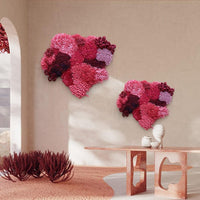 Moss Cloud Mixed Pile Wool Area Rug and Tapestry-Letifly Lights and Decor