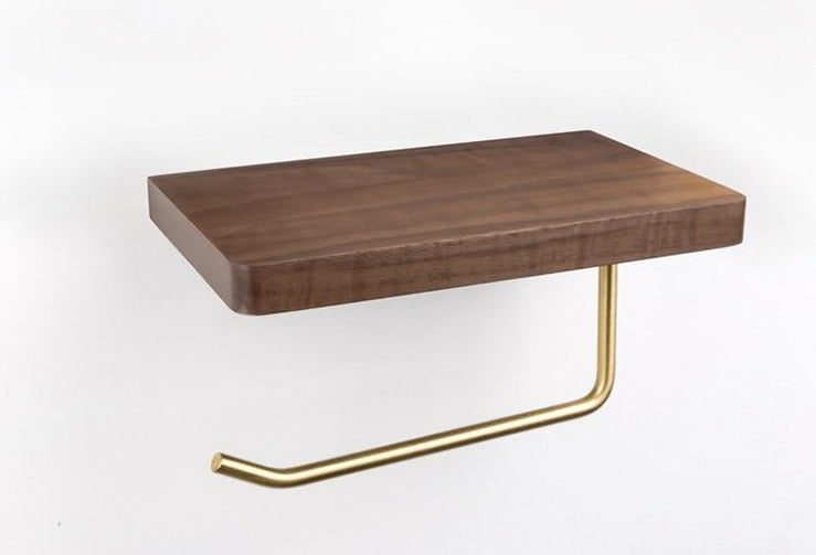 Rectangle Walnut Wooden Rack