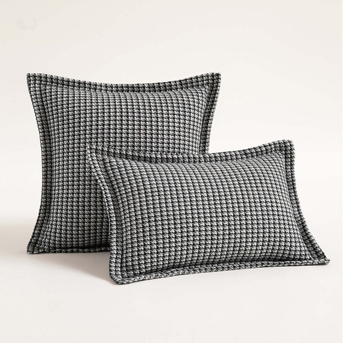 Square Fashion Houndstooth Lumbar Cushion For Sofa Cover Pillow