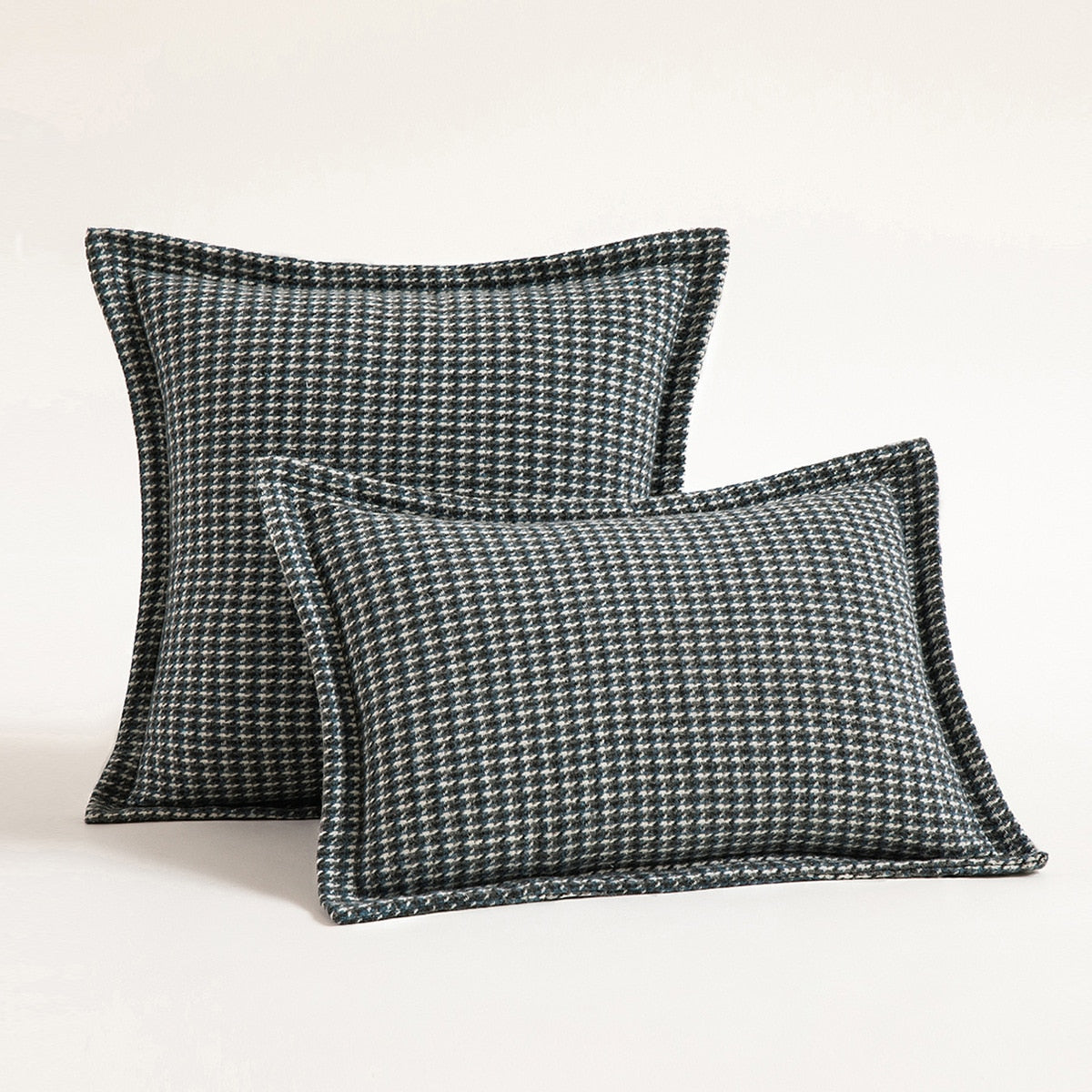 Square Fashion Houndstooth Lumbar Cushion For Sofa Cover Pillow