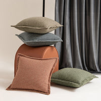 Square Fashion Houndstooth Lumbar Cushion For Sofa Cover Pillow