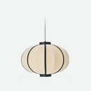 White Fabric Cloth Material Pendant Lamp 