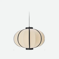 White Fabric Cloth Material Pendant Lamp 