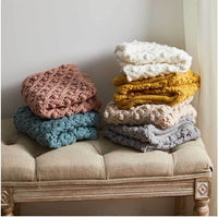 Vintage Cotton Crochet Knit Pillow Cover