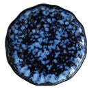 Round Indigo Blue Porcelain Large Plate