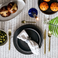 Onyx Black & Gold Stainless Steel Flatware Set-Letifly Lights and Decor