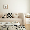 Pillows in Black and White Cushion Geometric Shape for Living Room