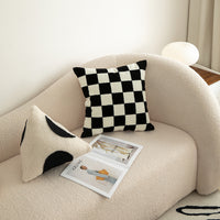 Pillows in Black and White Cushion Geometric Shape for Living Room