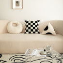 Pillows in Black and White Cushion Geometric Shape for Living Room