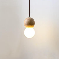 Ora Stone Globe LED Pendant Lamp