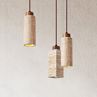 Yellow Marble Pendant Light