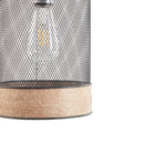 Orion Natural Rope and Metal Mesh Cylinder Pendant-Letifly Lights and Decor