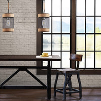 Orion Natural Rope and Metal Mesh Cylinder Pendant-Letifly Lights and Decor