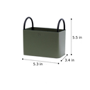 Oslo Leather Storage Basket-Letifly Lights and Decor