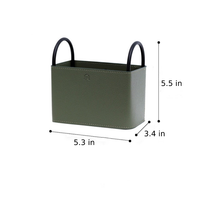 Oslo Leather Storage Basket-Letifly Lights and Decor
