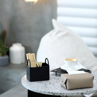 Storage Organizers in Leather Metal Small Basket Home Decorations 
