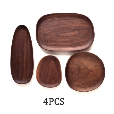Oxford Black Walnut Serving Trays-Letifly Lights and Decor