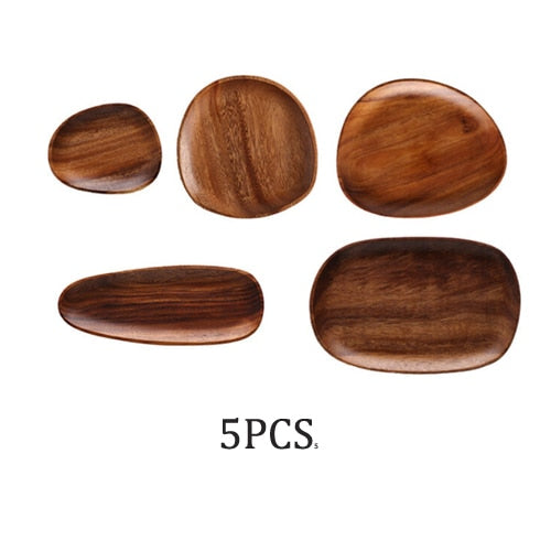 Oxford Black Walnut Serving Trays-Letifly Lights and Decor