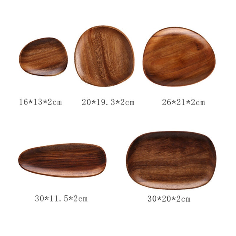 Oxford Black Walnut Serving Trays-Letifly Lights and Decor