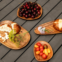 Oxford Black Walnut Serving Trays-Letifly Lights and Decor