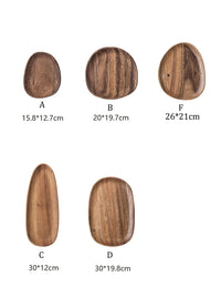 Oxford Black Walnut Serving Trays-Letifly Lights and Decor