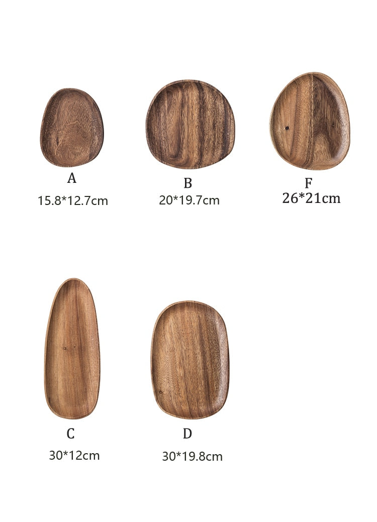 Oxford Black Walnut Serving Trays-Letifly Lights and Decor