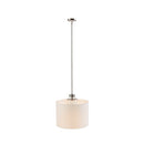 Pacific Metal Pendant with Drum Shade-Letifly Lights and Decor