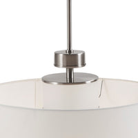 Pacific Metal Pendant with Drum Shade-Letifly Lights and Decor