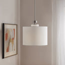 Pacific Metal Pendant with Drum Shade-Letifly Lights and Decor